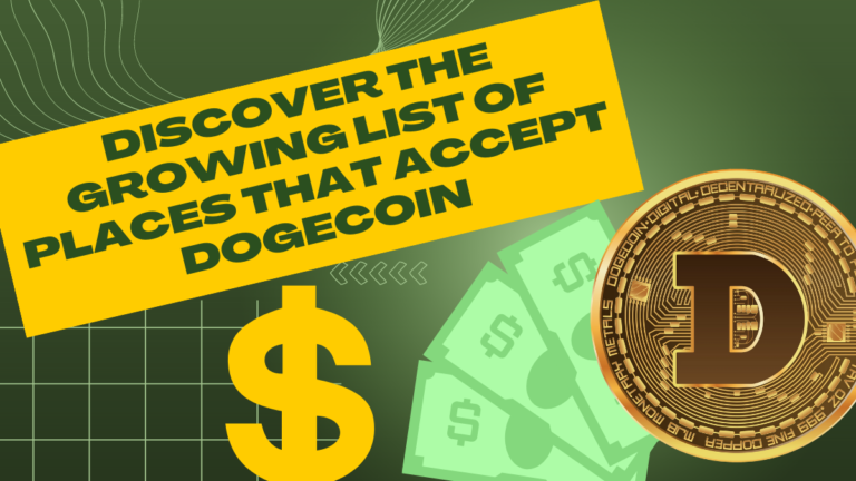 Expanding Crypto Adoption: Discover the Growing List of Places That Accept Dogecoin